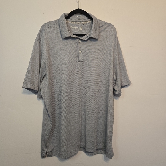Walter Hagen Other - Walter Hagen Mens XL Blue and White Stripped Polo Shirt